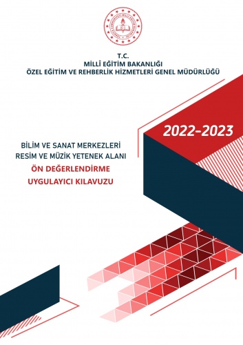 2023 BİLSEM Resim ve Müzik Yetenek Alanı Uygulayıcı Kılavuzu 2