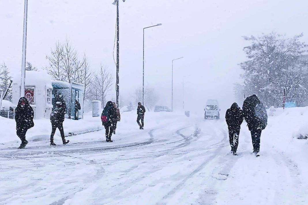 Pazartesi kar tatili ilan edilecek iller belli oldu 2