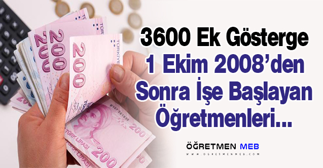 3600 Ek Gösterge, 2008 Sonrası İşe Başlayanları Pek İlgilendirmiyor