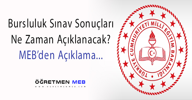 Bursluluk Sınavı Başvuruları Ne Zaman? MEB'den Açıklama