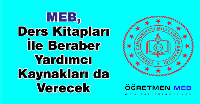 MEB, Ders Kitapları İle Beraber Yardımcı Kaynakları da Verecek