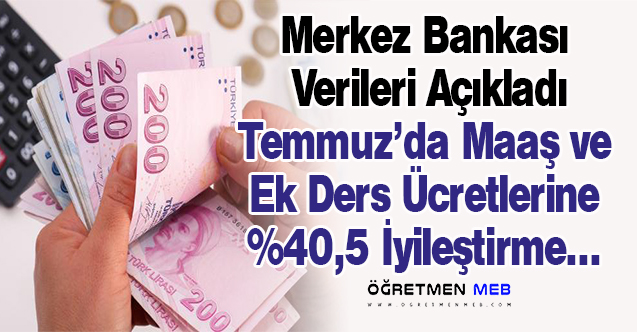 MB Anketine Göre Öğretmenlerin Temmuz Zammı %40,5 Olacak