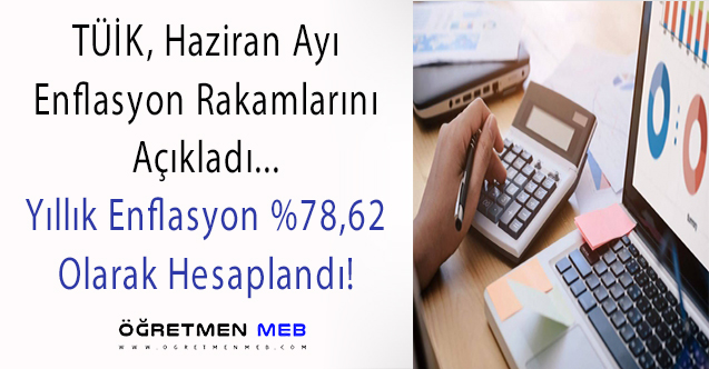 2022 Haziran ayı enflasyon rakamları belli oldu