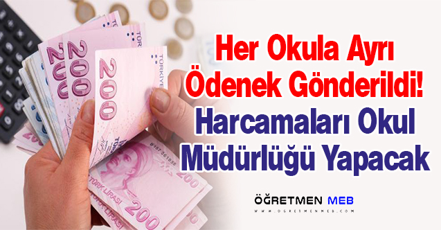 MEB'den Okul Müdürlüklerine Gönderilen Ödenek Hakkında Resmi Yazı