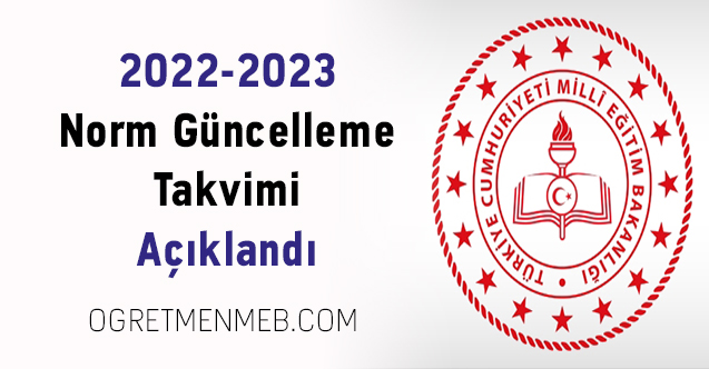 2022-2023 Norm Güncelleme Takvimi Açıklandı