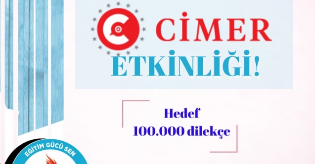 HEDEF 100 BİN DİLEKÇE-CİMER ETKİNLİĞİ