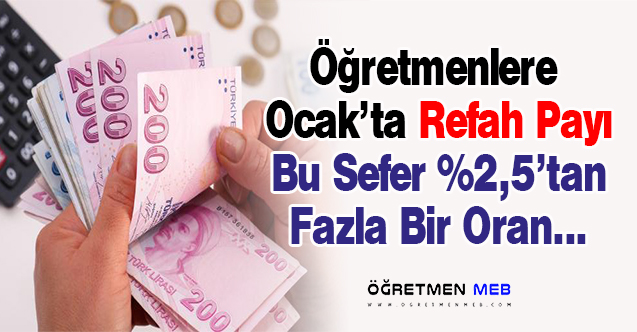 Ocak'ta Memurlara Refah Payı İçin Düğmeye Basıldı