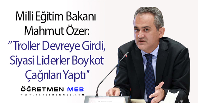 Bakan Özer'den Uzman Öğretmenlik ve Başöğretmenlik Sınavı Açıklaması