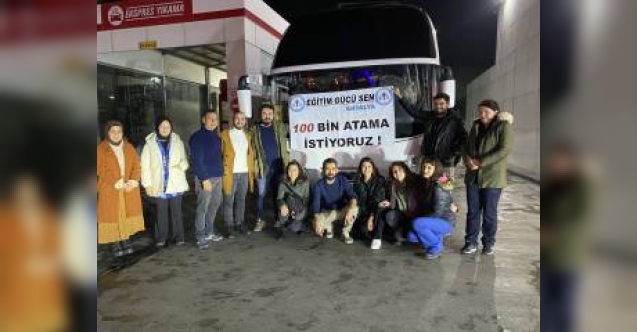 EĞİTİM GÜCÜ SEN: 100 BİN ATAMA GEREKLİLİKTİR