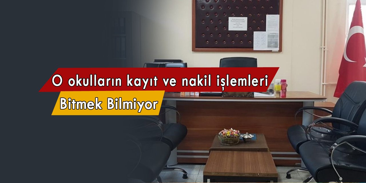 O okulların kayıt işlemleri bitmek bilmiyor